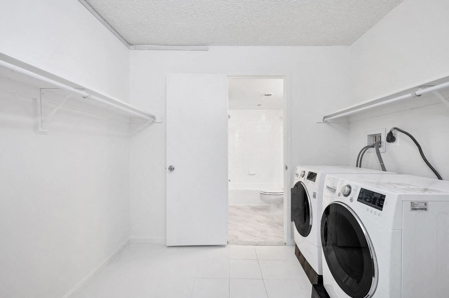 In-home upgrades include full-sized washer and dryer
